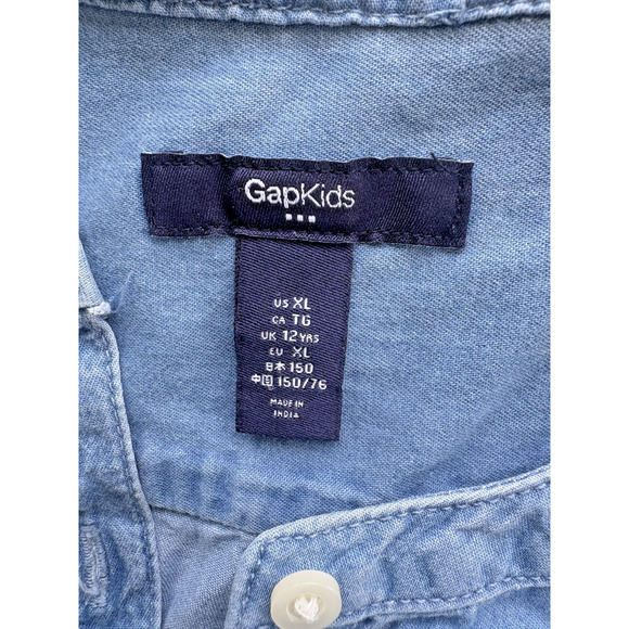 Gap kids Girls Denim Dress Size X-Large - Picture 2 of 8